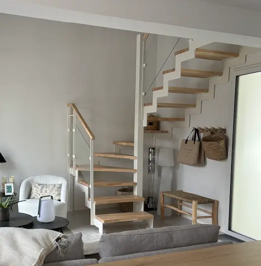 Atelier LR création - escalier métallique près d'Angers